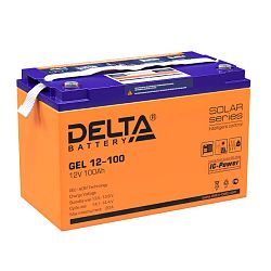 Аккумулятор Delta GEL 12в100А*ч  