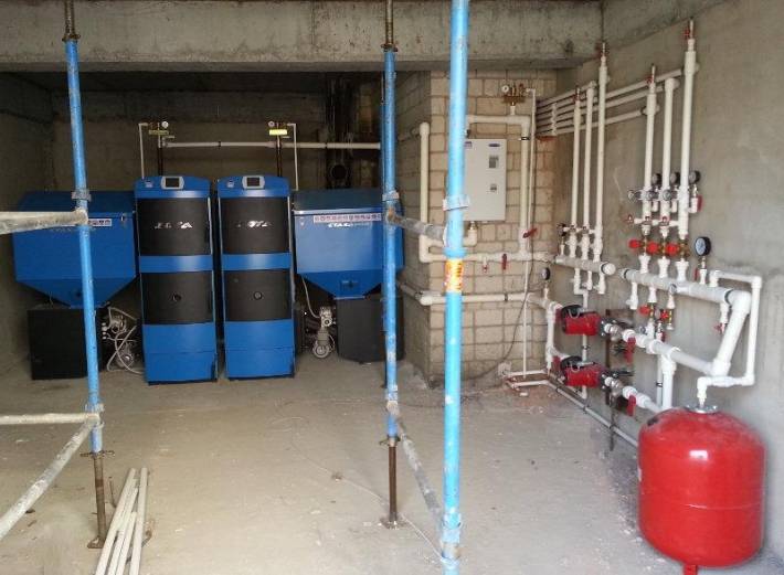 Автоматическая угольная котельная 200кВт в Тополево