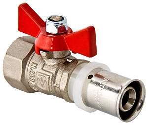 Кран шар. пресс - вн.р. 16 х 1/2&quot;мм  Valtec