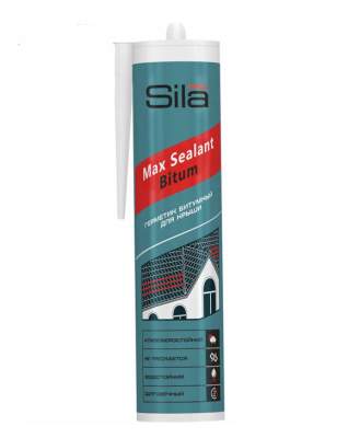 Герметик битумный для крыши Sila PRO Max Sealant Bitum, 280мл