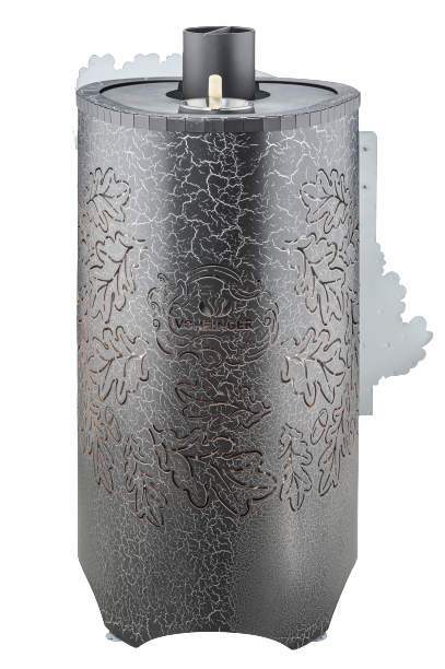 Печь-каменка Ферингер Малютка ПФ (Дубы) нерж 18м3