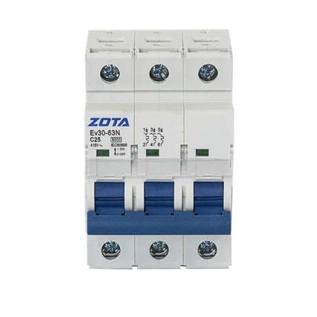 Авт.выключатель ZOTA Ev30-63N 3P 63А C