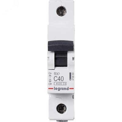 Выключатель автоматический однополюсный RX3 C 40А 4,5кА Daccord/Legrand