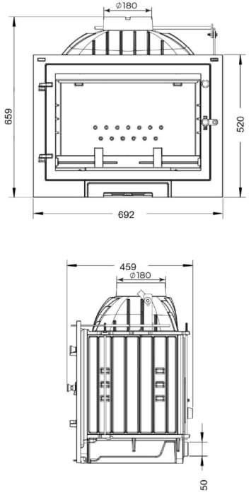 Каминная топка EVEREST D10