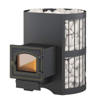 Печь-каменка ВЕЗУВИЙ Скиф Стандарт 16 дверца ДТ-3С со стеклом