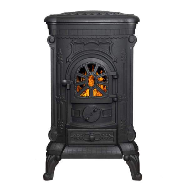 Печь-камин чугунный Везувий А-07 "Антрацит"