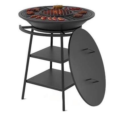 Гриль чугунный Везувий Fantastic Grill 700мм (чаша+подставка+плита Gurman+крышка)