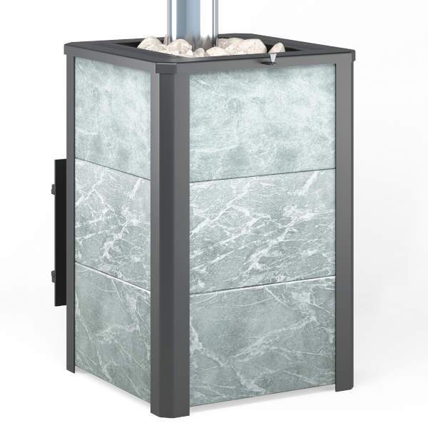 Печь-каменка ВЕЗУВИЙ Легенда 22 (205) талькохлорит 400*235*20 мм