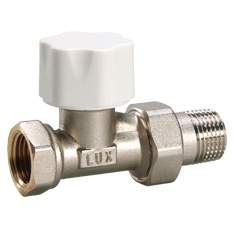 Клапан термостатический прямой 3/4'' Luxor thermo tekna RD 201 для стальных труб
