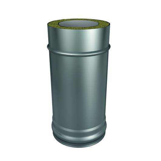 Дымоход DN150*210 1000мм 0,8/430 Ferrum