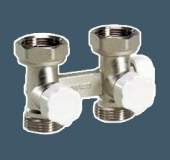 Блок для однотрубной системы /нижн. подводка/ под термоголовку Luxor MT 282 (MT 280) 1/2``