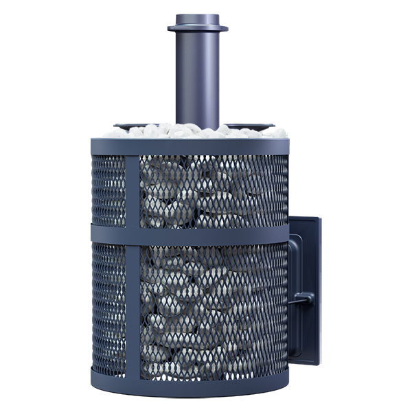 Печь-каменка чугунная ИСКАНДЕР ЗК 18 Pro Ураган