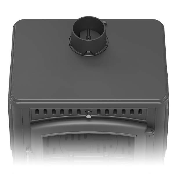 Печь-камин чугунный Везувий LV-12 "Антрацит"