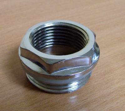 Переходник  1&quot; 3/4&quot; никелир. с прокладкой
