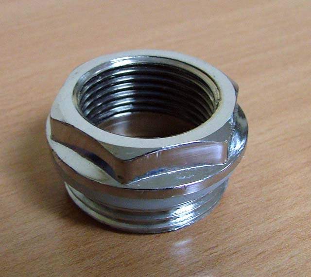 Переходник  1" 3/4" никелир. с прокладкой