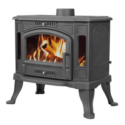 Печь-камин чугунный Везувий KZ-14 S &quot;Антрацит&quot;