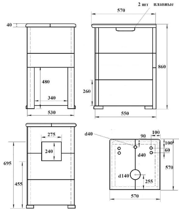 Комплект "Легенда Русский пар 18 (240)" NEXT Пироксенит Элит, S-40