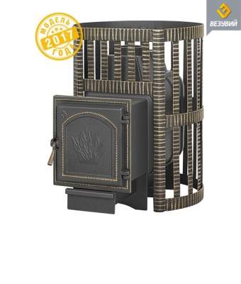 Печь-каменка чугунная ВЕЗУВИЙ Легенда Ковка 22 дверца 271 без стекла
