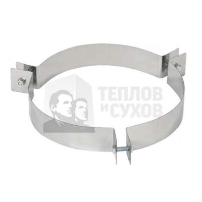 Хомут трубный под растяжку D350