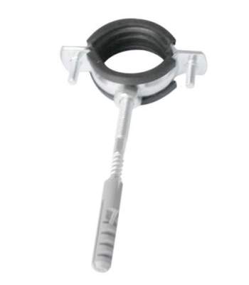 Хомут с гайкой, шурупом и дюбелем в комплекте 1&quot; (32-35)