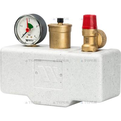 Группа безопасности котла в теплоизоляции KSG 30/20M-ISO (до 100кВт) 1&quot; 3 bar