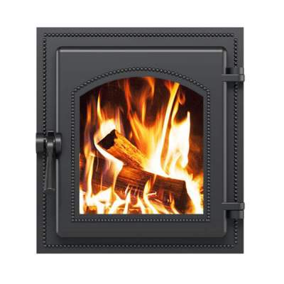 Дверка ВЕЗУВИЙ каминная 270 (Антрацит)