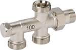Клапан для бокового подключения Honeywell Ру10, 100 °С, м/о 38 мм, Ду15, Kvs1,5, угловой