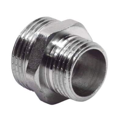 Ниппель - переход 1&quot;x1/2&quot; нар.-нар. никель