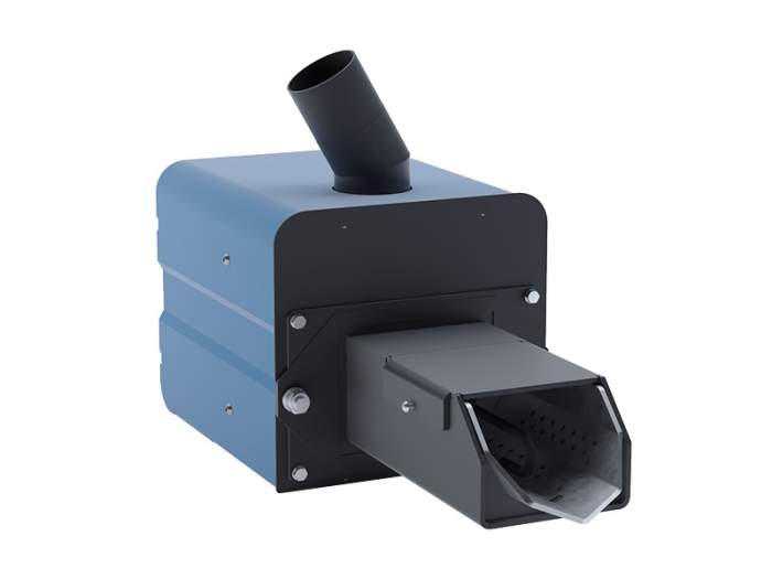 Пеллетная горелка ZOTA Fox 25 (горелка+ПУ+механизм+бункер200)