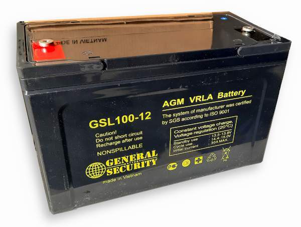 Аккумулятор General Security (AGM, серия GSL) 12v  65А*ч