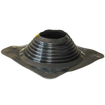 Проходник кровельный Мастер Флэш 178-330mm прямой черный силикон, алюминий