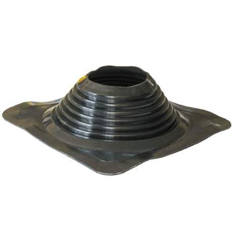 Проходник кровельный Мастер Флэш 178-330mm прямой черный силикон, алюминий