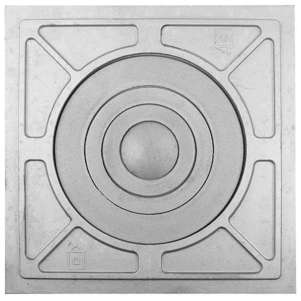 Плита с 1-м отверстием для конфорок под казан от 8 до 10 л. с рисунком П1-5