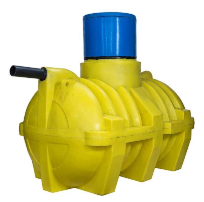 Жук проточная система биологической очистки без колец ( L245x d153x h152) 2300л