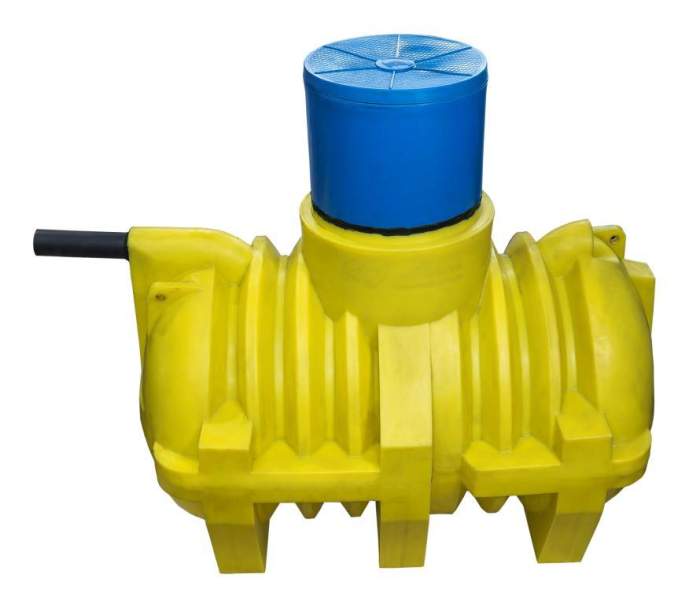 Жук проточная система биологической очистки без колец ( L245x d153x h152) 2300л