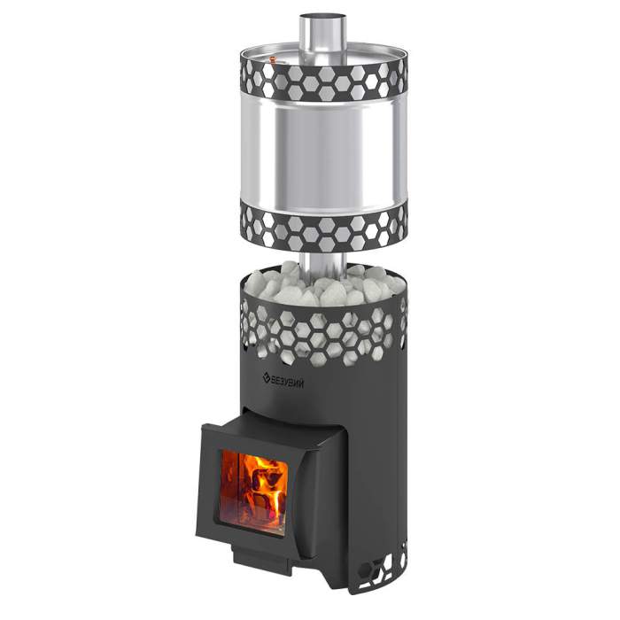 Печь для бани Везувий Пчёлка C с баком