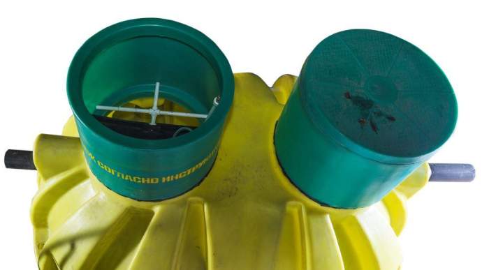 Скарабей Проточная Система Биологической Очистки без колец ( L264x d210x h185) 4300л