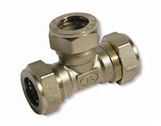 Фитинг для гофры Lavita 3Т 15*15*15, тройник (80шт/уп)