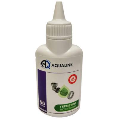 Анаэробный клей-герметик AQUALINK &quot;Высокопрочный&quot; блистер 50г.