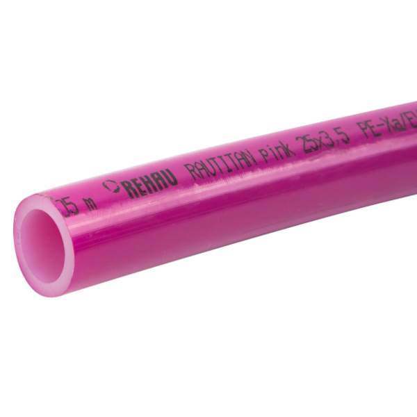 Труба универсальная Rehau RAUTITAN pink+ 20x2,8мм в бухте