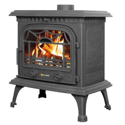 Печь-камин чугунный Везувий HR-15 &quot;Антрацит&quot;