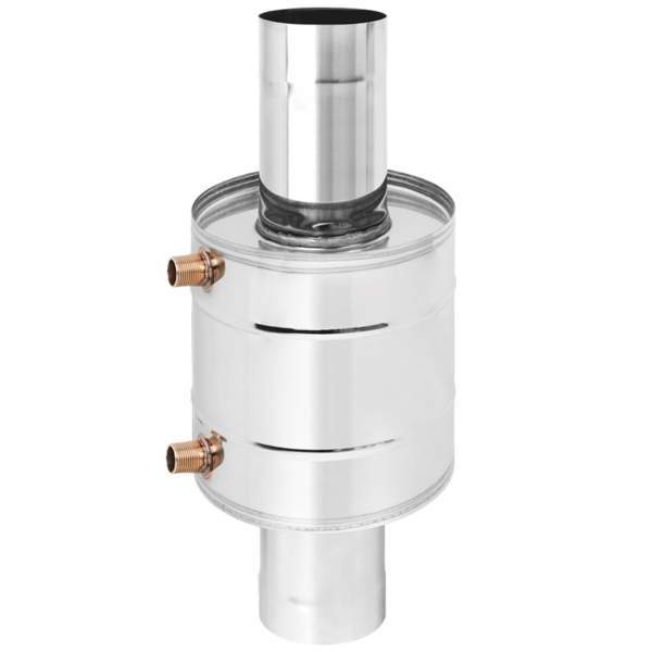 Теплообменник  6л на трубе д.115 штамп. (AISI 439)