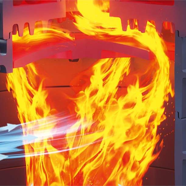 Печь-каменка чугунная ИСКАНДЕР 18 (М) в сетке