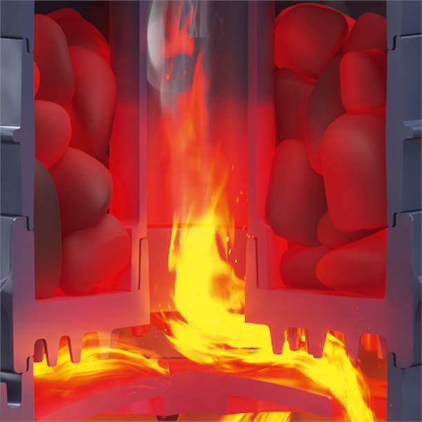 Печь-каменка чугунная ИСКАНДЕР ЗК 18 (П2) Ураган