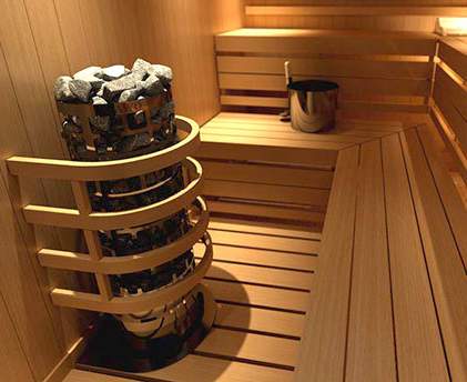 Электрокаменка SAWO ARIES  7.5кВт напольная,  встроенный пульт