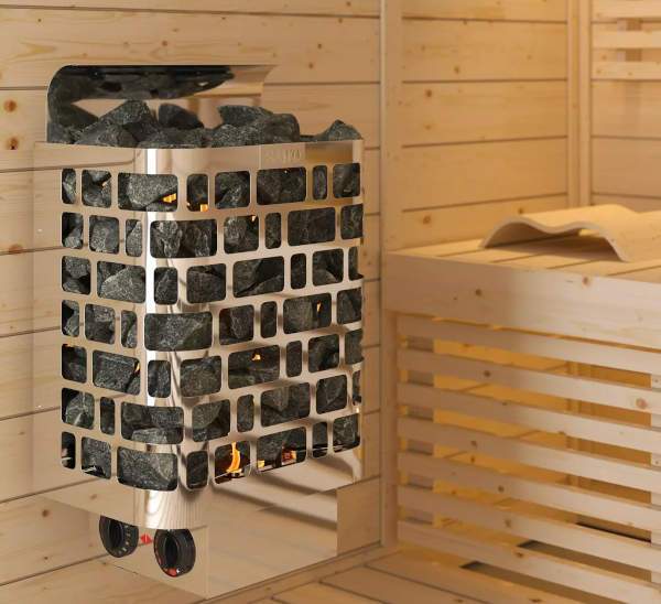 Электрокаменка SAWO KRIOS 8кВт настенная, встроенный пульт