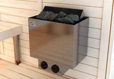 Электрокаменка SAWO NORDEX 9кВт настенная, встроенный пульт