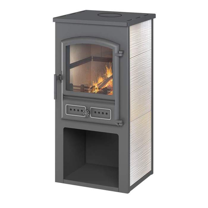 Печь-камин ЭТНА (БКД) "Бежевый" 11кВт