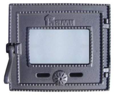 Дверка топочная герметичная ДТГ-3БС Ками со стеклом