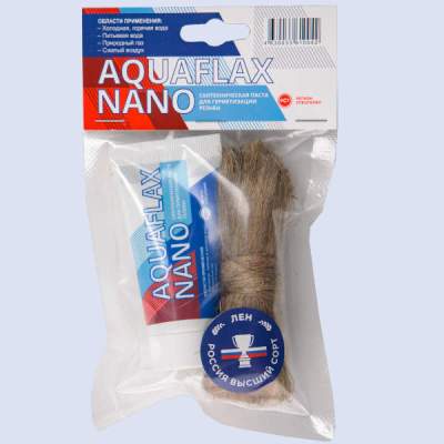 Паста Aquaflax nano 30 грамм и лён 15 грамм (набор)
